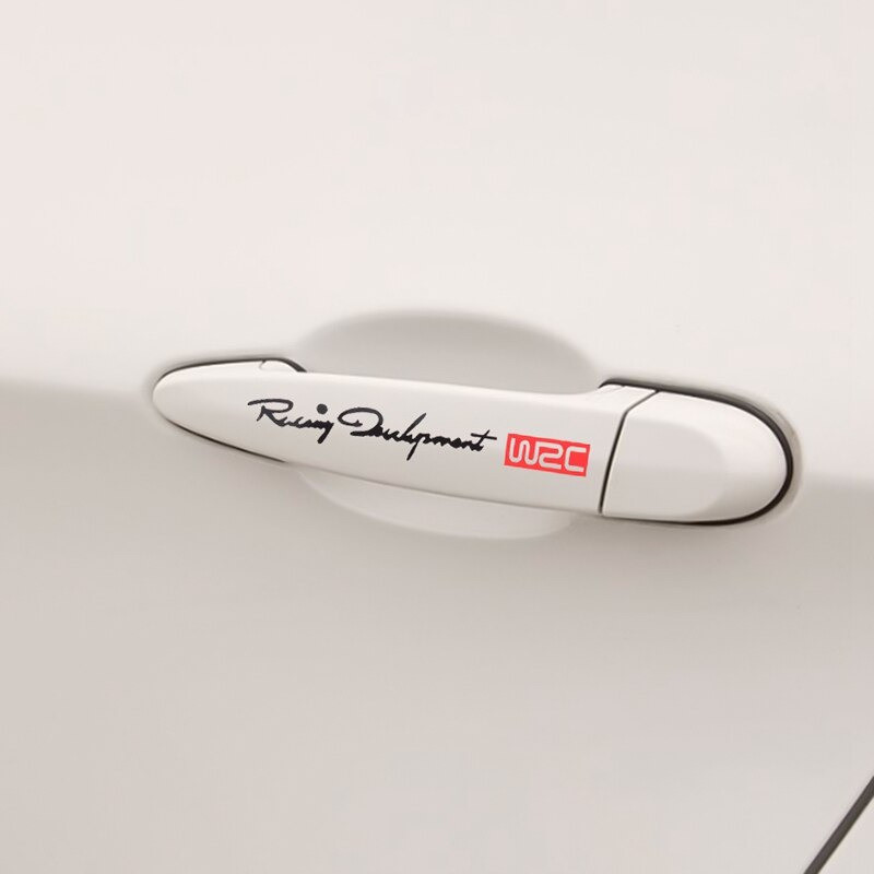 Наклейки на ручки авто №5 Чорна з червоним Київ - фото 7