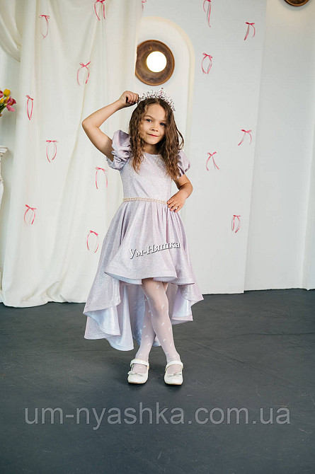 Пышное удлиненное блестящее платье люрекс Кривой Рог - изображение 7