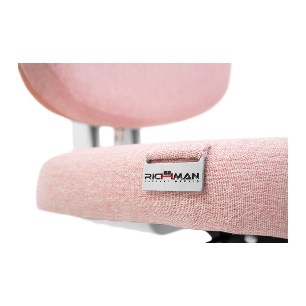 Офисное кресло руководителя Mia Хром M1 Tilt Розовый Киев - изображение 9