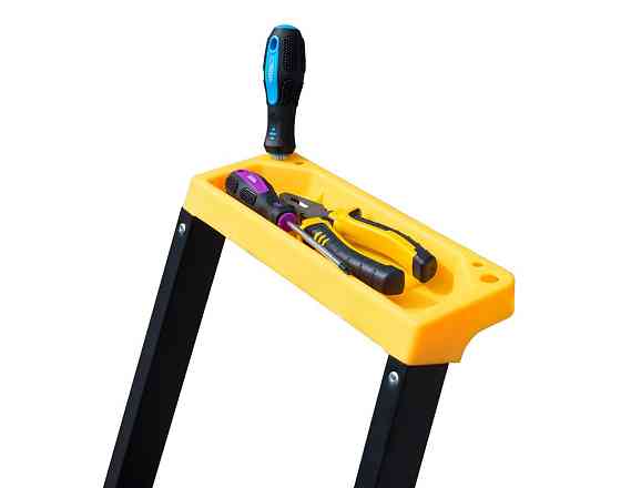 MASTERTOOL Драбина алюміній/сталь MASTERTOOL 4 ступені h=846 мм max 150 кг 79-1204 Коломия