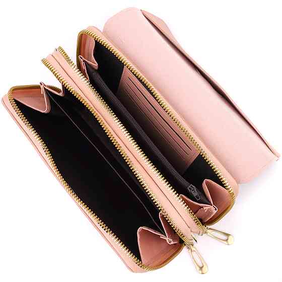 Жіночий клатч на плече з екошкіри Vintage sale_15144 Рожевий Київ