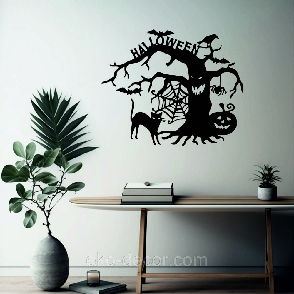 Декоративное настенное Панно «Хэллоуин», Декор на стену 70*57 см, Черный Киев - изображение 5