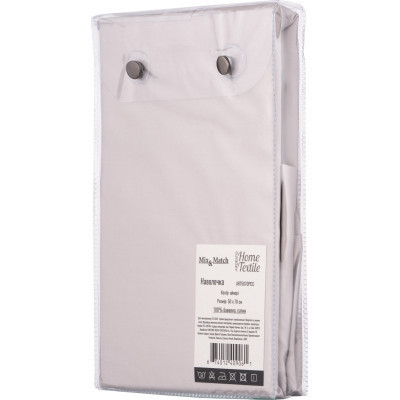 Наволочка Ardesto Mix&Match 50х70см сатин, айвори (ART5070PCC) Винница - изображение 11