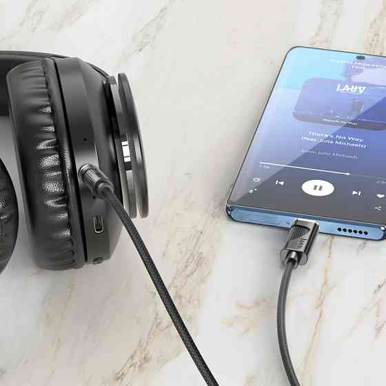 Аудиокабель HOCO UPA30 Type-C для цифрового звука чёрный Киев