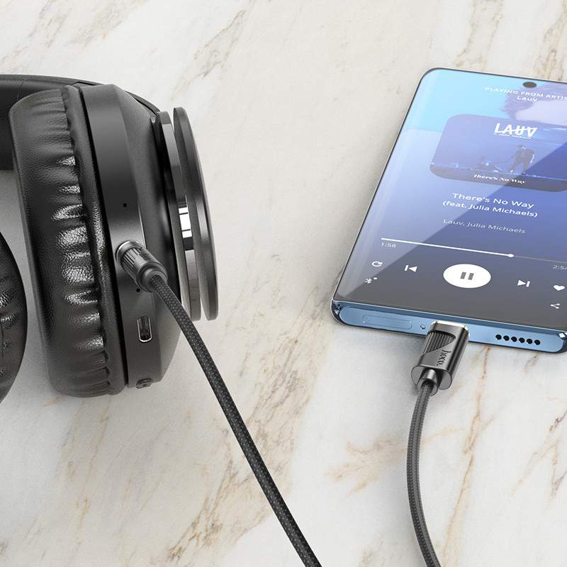 Аудиокабель HOCO UPA30 Type-C для цифрового звука чёрный Киев - изображение 3