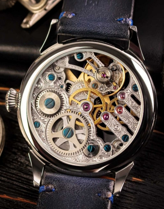 Эксклюзивные уникальные механические часы скелетон в масонском стиле Киев - изображение 3