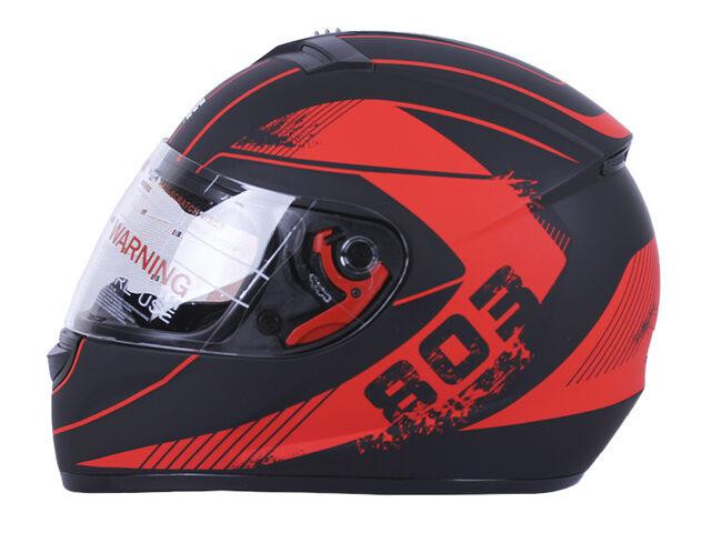 Шолом мотоциклетний інтеграл MD-803 (чорно-жовтогарячий матовий, size S) Мукачево - фото 3