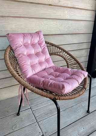 Подушка для стільців (40x40х5 см) Decorator Velour колір рожевий 84-180 Київ