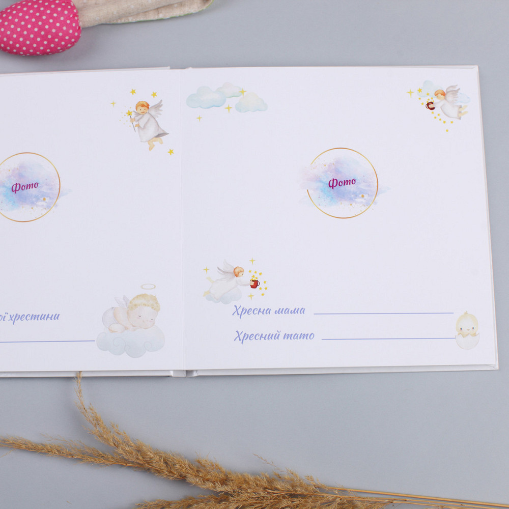 Дитячий альбом у велюровій обкладинці  fotobook-0005 Синій Тернополь - изображение 4