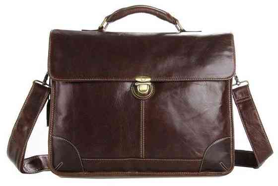 Сумка мужская Vintage 14085 для ноутбука Коричневая Киев