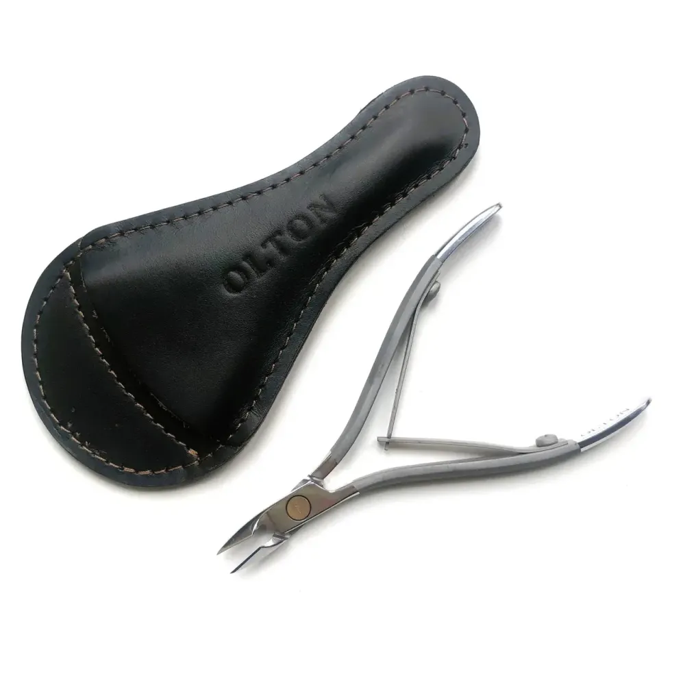 OLTON профессиональные кусачки для кутикулы М (накожницы), титановая длина режущей части – 8-10 мм. Киев - изображение 2