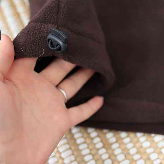 Дитячий флісовий теплий костюм на зиму (толстовка на затяжках+штани)  Шоколад Кам'янець-Подільський