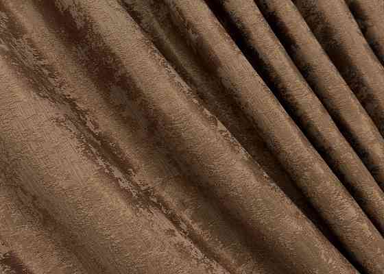 Комплект готових штор VR-Textil Жакард Sultan XO № 1827ш Коричневий 145х250 см 2 шт (39-952) Київ