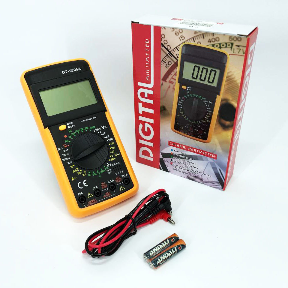 Электронный тестер напряжения Digital Multimeter DT9205A, Мультиметр для диагностики электропроводки DY-76 Львов - изображение 8