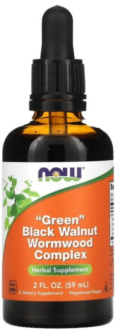 Чорний горіх і полин Now Foods Black Walnut Wormwood 59 мл Київ - фото 1