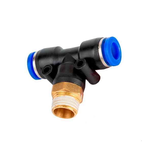 Штуцер цанговий (Т-подібний) Ø 6 мм МТ 1/4" SIGMA (7027331) Рівне