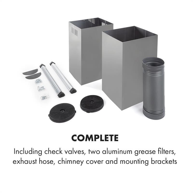 Вытяжка Colette 90см 600м³/ч EEC A нержавеющая сталь серебро (Германия, читать описание) Ровно - изображение 10