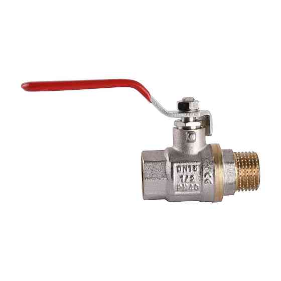 Кран кульовий прямий SOLOMON 1/2″ ЗВ КР PN40 B1002 (000015016) Київ