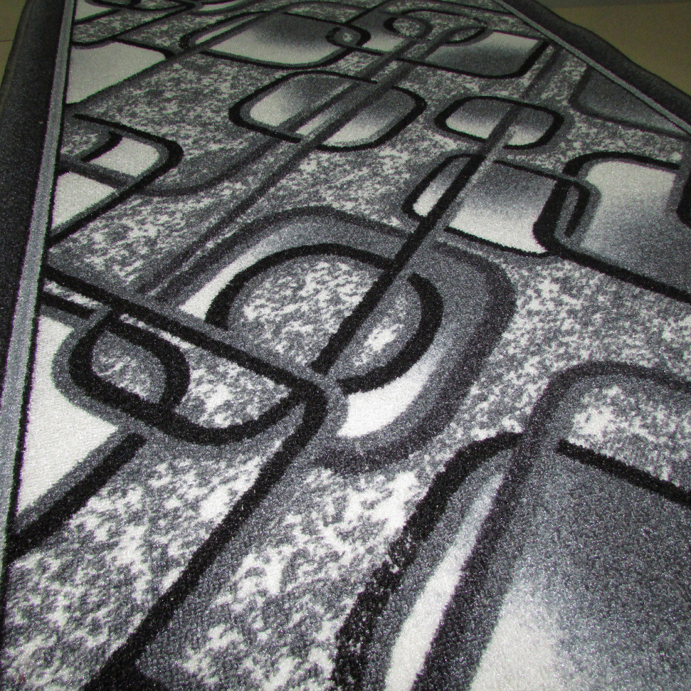 Ковровая дорожка лучшая цена, Чёрный ромб,  Ковёр на отрез 200, 80 Каменское - изображение 3