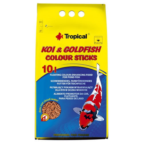 Корм Tropical Koi Goldfish Colour Sticks для ставкових риб палички 800 г/10 л Київ - фото 1