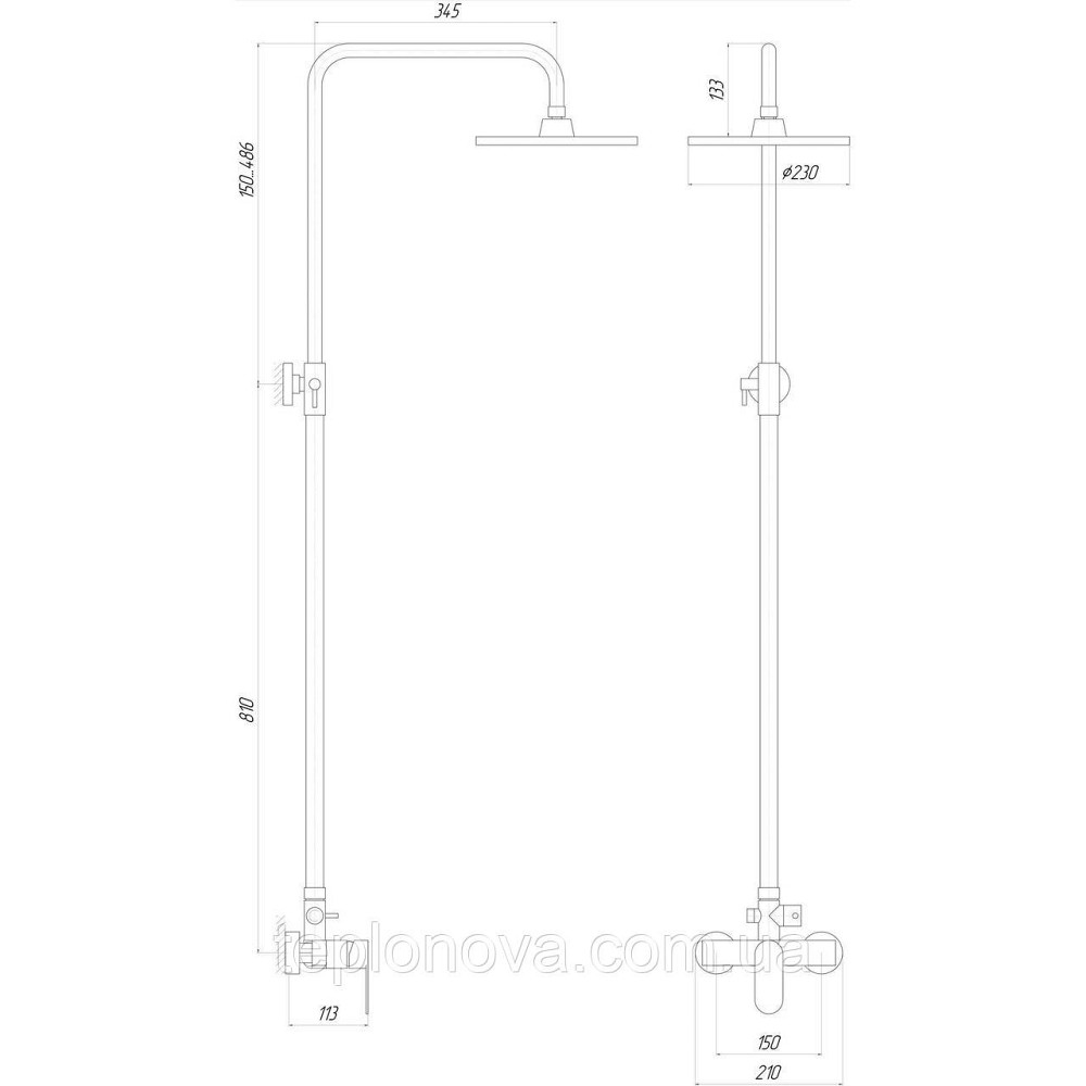 Душевая система TOPAZ CAPRI TCA-15702-H43 Черновцы - изображение 4