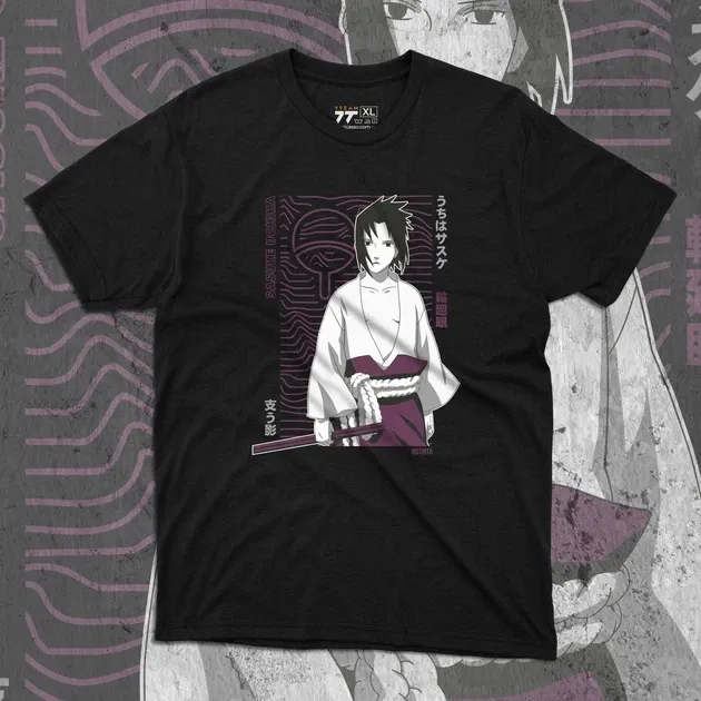 Футболка для подростка мальчика с принтом Наруто Саске Учіха 4 Размер 160 Anime10333 Днепр - изображение 1