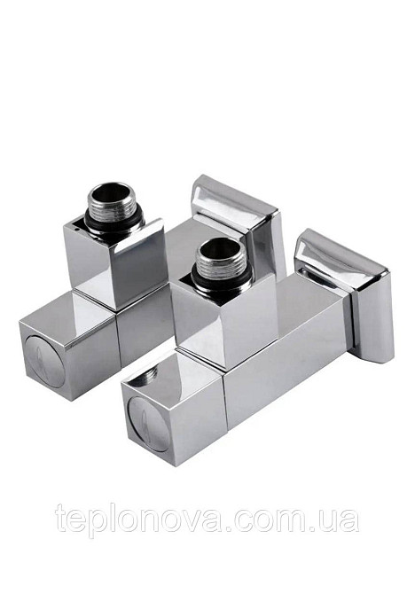 Крани для рушникосушки LUX Хромовані Solomon 1/2" Chrome LUX Чернівці - фото 4