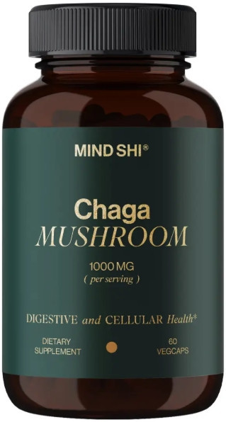 Чага-гриб Mind Shi Chaga Mushroom 1000 mg 60 капс Київ - фото 1