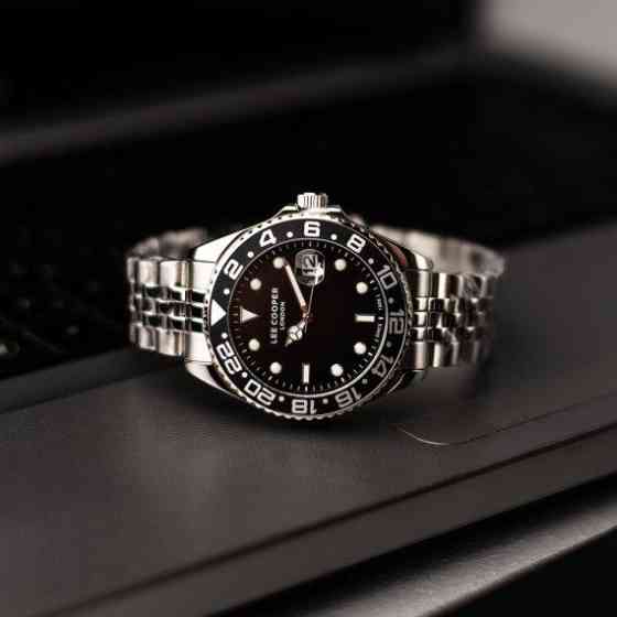 Часы мужские водостойкие Lee Cooper Daytona Vibe Black (2 ремешка) Винница