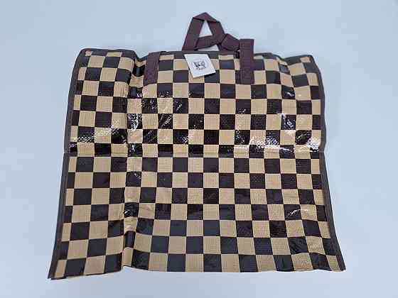 Сумка господарська, поліпропіленова, з кольоровим малюнком No2 Шахи+круги (44x38x18) (1 шт.) Харків