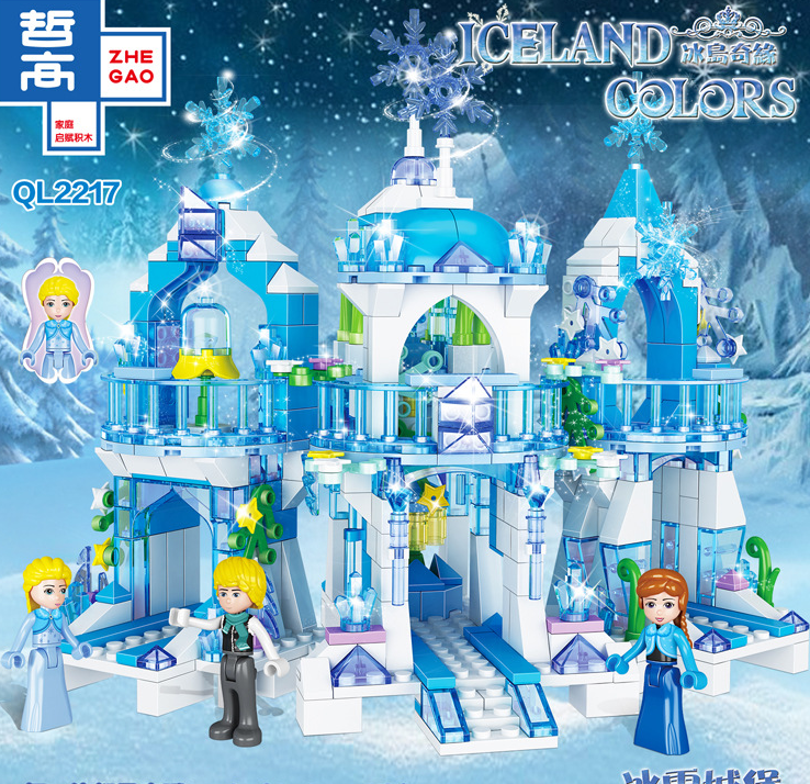 Дитячий конструктор Крижане Серце Принцеса Frozen замок Лего Ельза для дівчаток ( 22439 ) Харків - фото 7