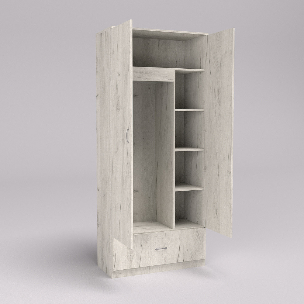 Передпокій ГКШ-5, Дуб Крафт Білий, 900/430/2100 Львів - фото 2