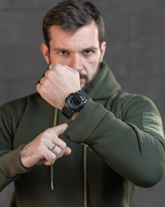 Худи CELEO на флисе  Вірний завжди олива ВТ7987 Одесса - изображение 7