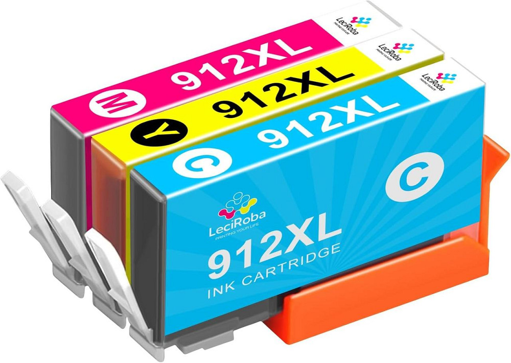 Упаковка цветных картриджей 912XL для HP OfficeJet 8010 8012 8013 8014 8015 8017 OfficeJet Pro 8020 8021 8022 8023 8024 8025 Днепр - изображение 2