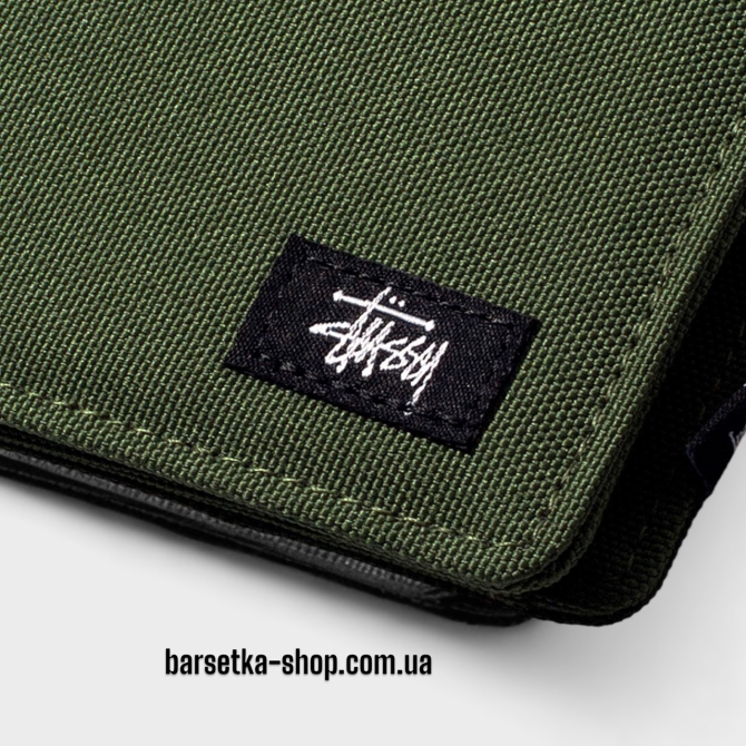 Кошелек Stussy 11x9 зеленый (в коробке) Запорожье - изображение 4