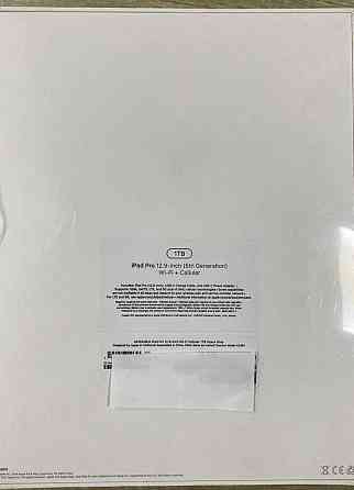 Планшет Apple iPad Pro 12.9 M1 2021, 1TB, Space Gray, Wi-Fi+LTE (4G) (MHP13 / MHRA3) Харків