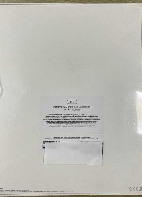 Планшет Apple iPad Pro 12.9 M1 2021, 1TB, Space Gray, Wi-Fi+LTE (4G) (MHP13 / MHRA3) Харків - фото 3