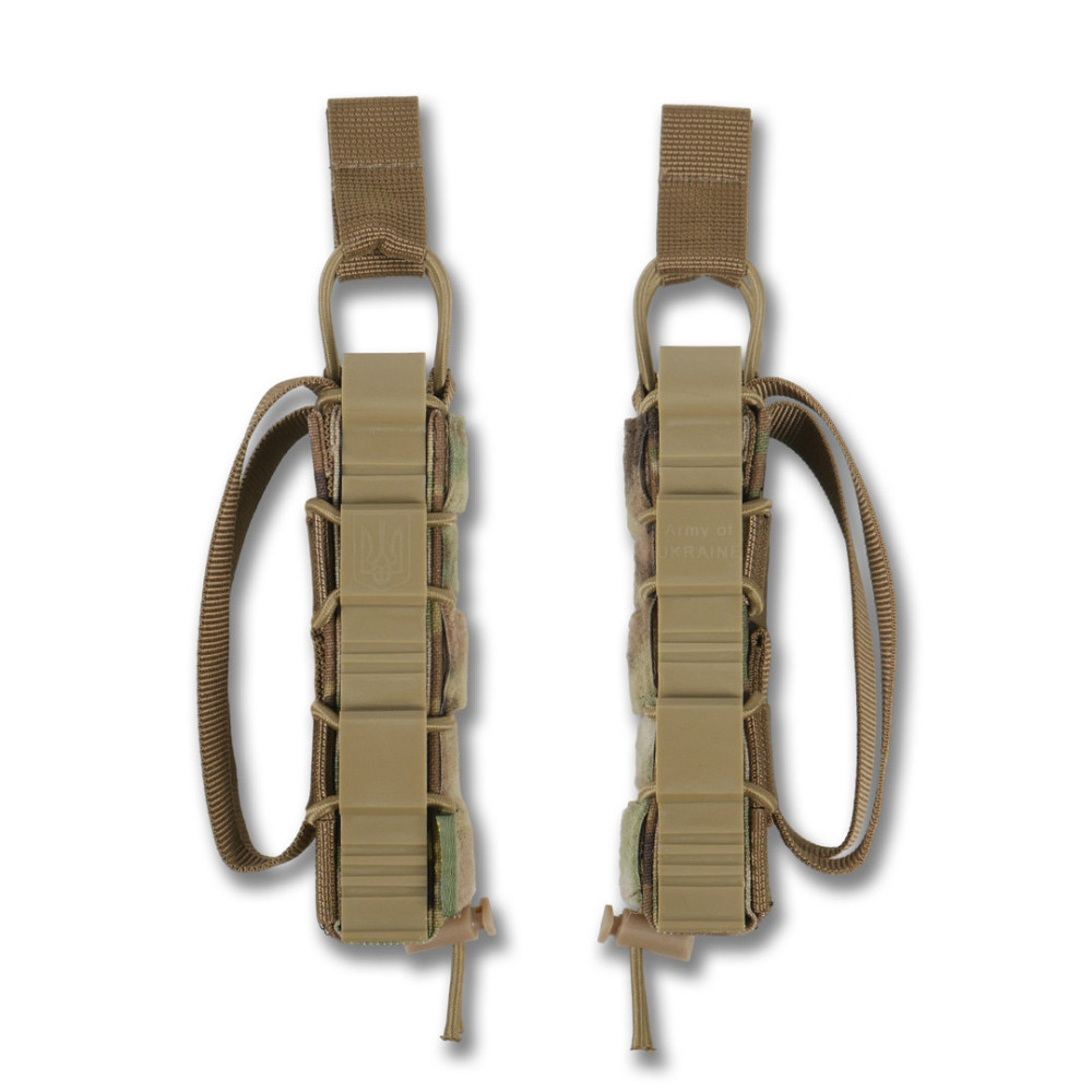 Відкритий підсумок на 1 магазин Kiborg M-1 велкро мультикам. Жорсткий підсумок з велкро на один магазин Київ - фото 5