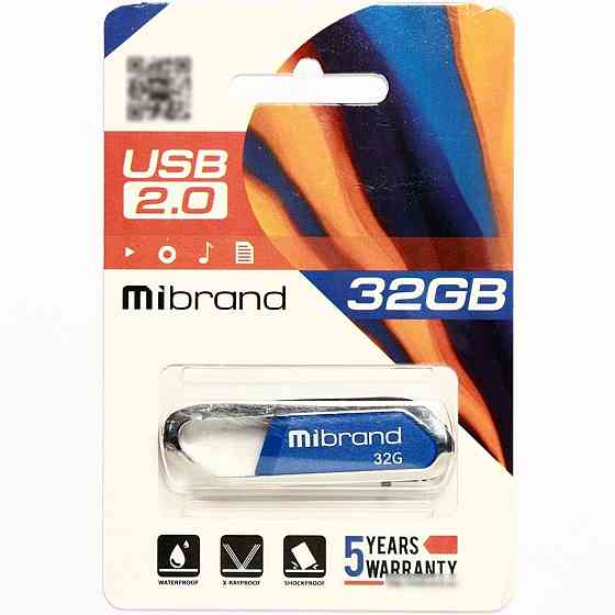 Flash Mibrand USB 2.0 Aligator 32Gb Blue Киев