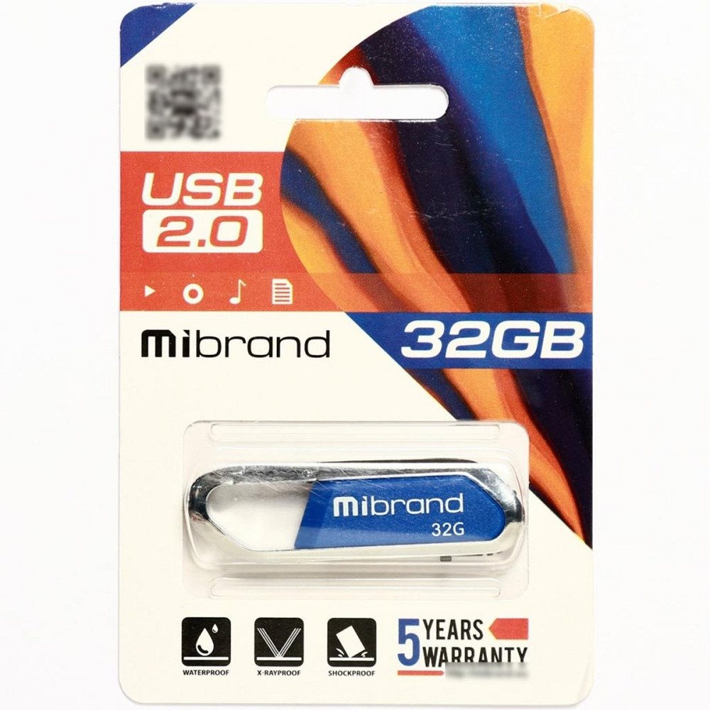 Flash Mibrand USB 2.0 Aligator 32Gb Blue Київ - фото 2