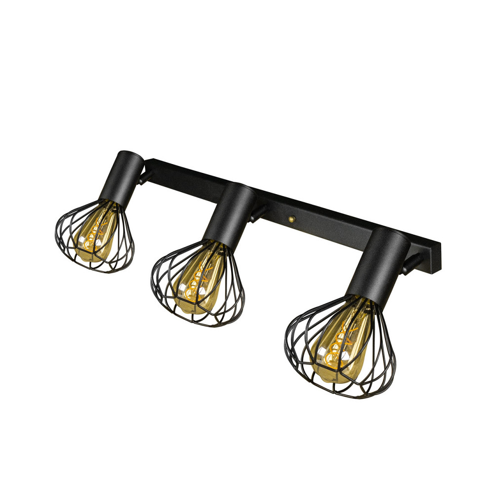 Стельовий поворотний світильник лофт Е27-3 Lotus NL 1415-3 Київ - фото 3