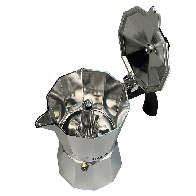 Кавоварка Кавоварка гейзерна ручна Magio MG-1002 300 мл, Кавоварка для приготування VX-611 гейзерного типу Київ - фото 9