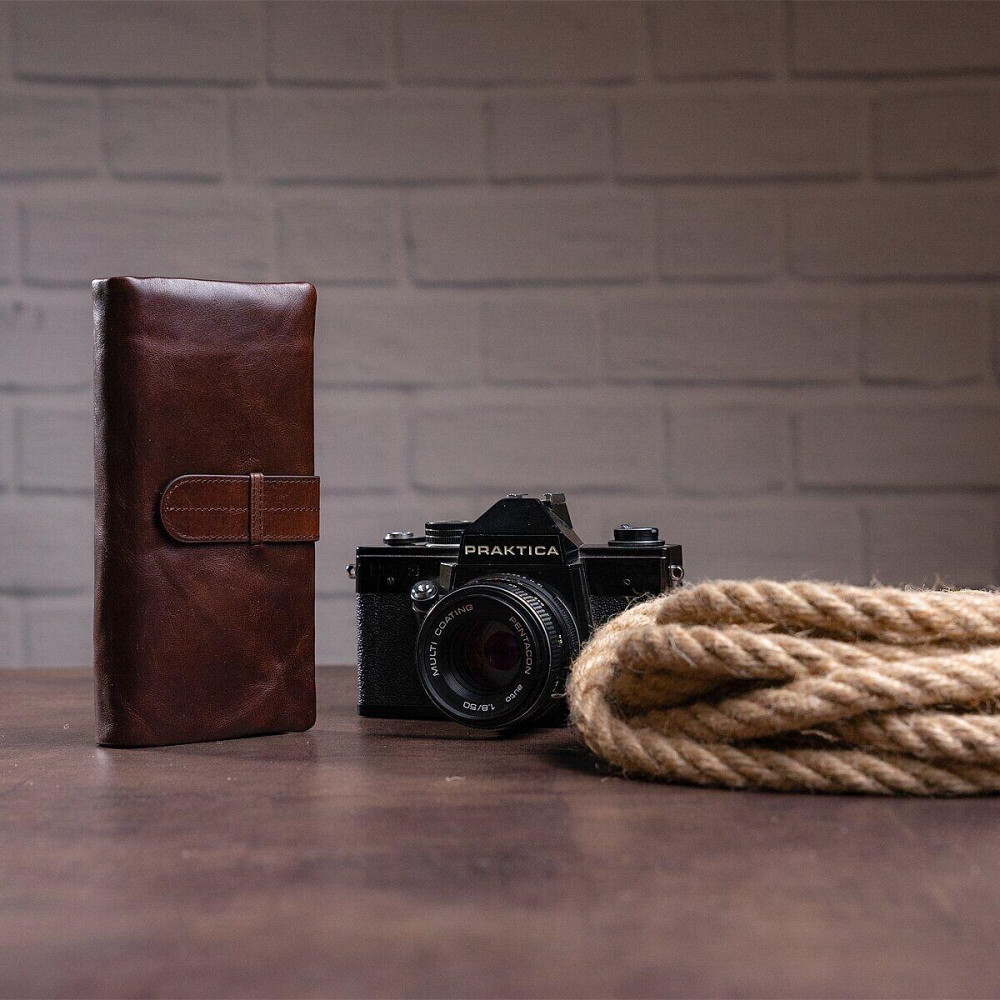 Гаманець універсальний Vintage 14912 Коричневий Київ - фото 5