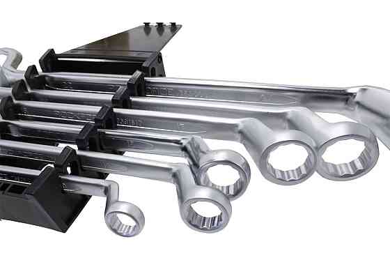 Набір ключів накидних відігнутих на 75 грд. 6 пр.(8x10,12x13,14x15,16x17,18x19,22x24 мм), у пластиковому тримачі Одеса