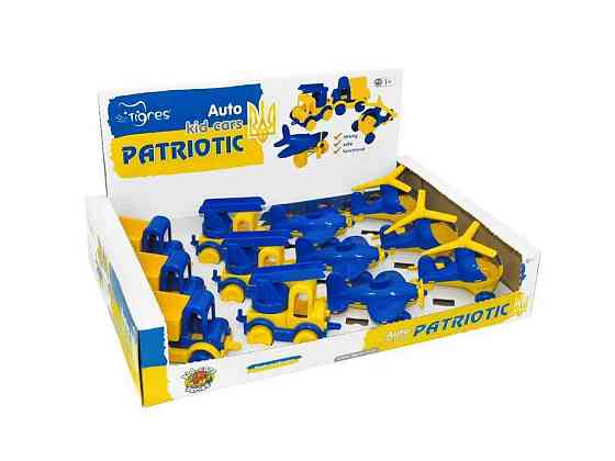 Машина 9*7*6см Kid cars патриотический арт.39900 синий ТМ TIGRES Киев
