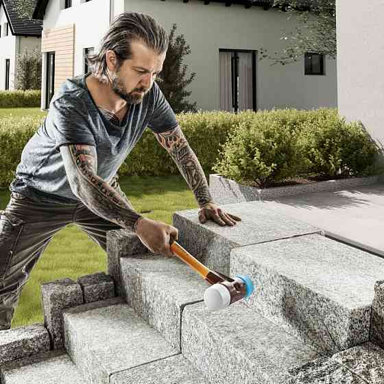 Молоток HALDER Simplex 3013 насадки із синього і сірого поліуретану Одеса