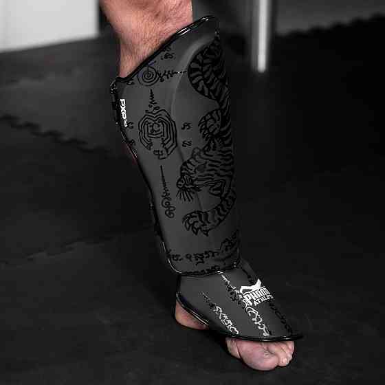 Захист гомілки та стопи Phantom Muay Thai Black L/XL Кам'янське