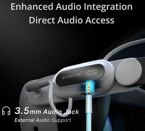 BOBOVR E3 Pro Head Strap‼️ для Meta Quest 3/3S Акумулятор 10000 mAh. Київ