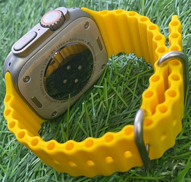 Apple Watch Ultra GPS + Cellular 49mm Titanium Case with Yellow Ocean Band Київ - фото 6