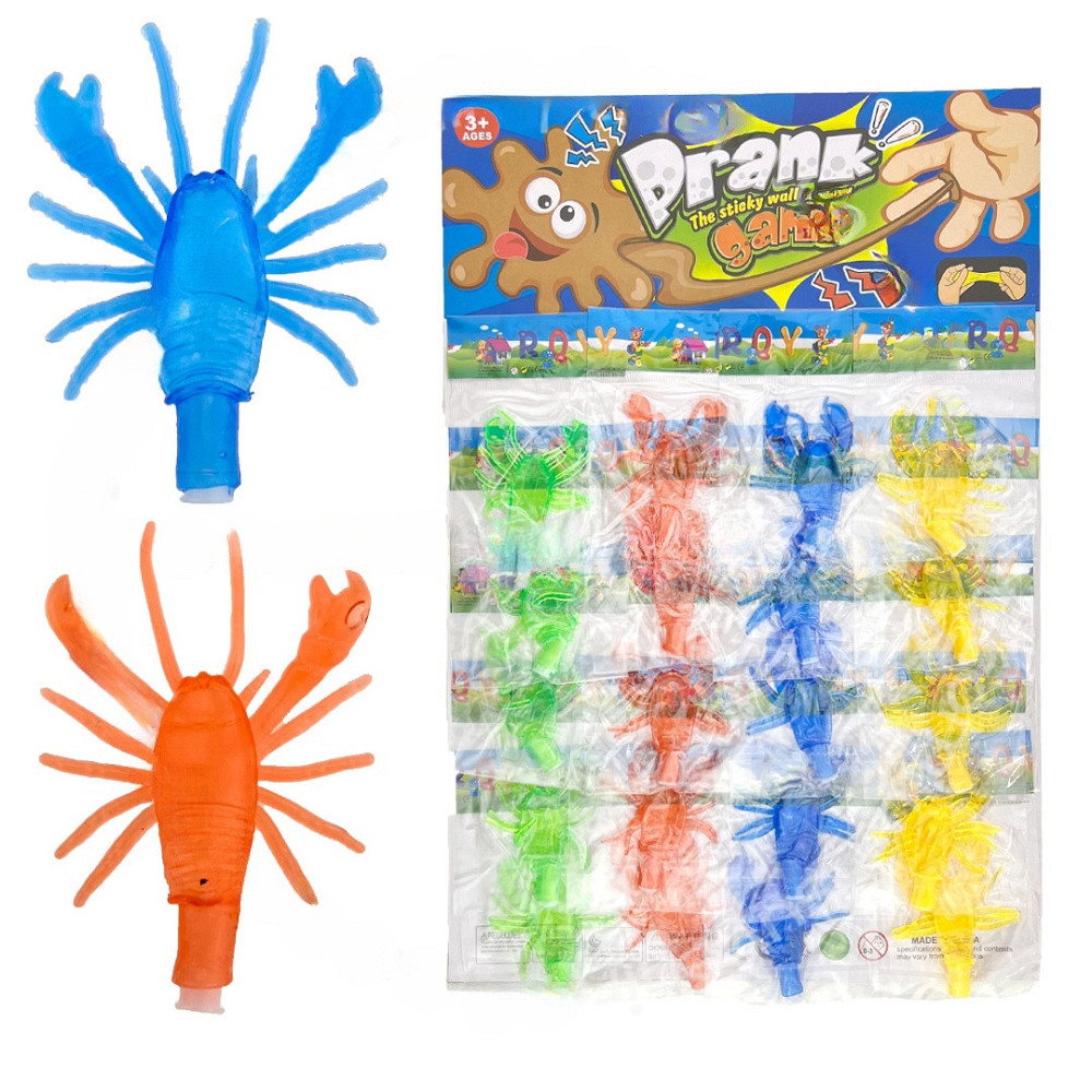 Лізуни липучки іграшки свисток Рак уп 20 шт Київ - фото 1